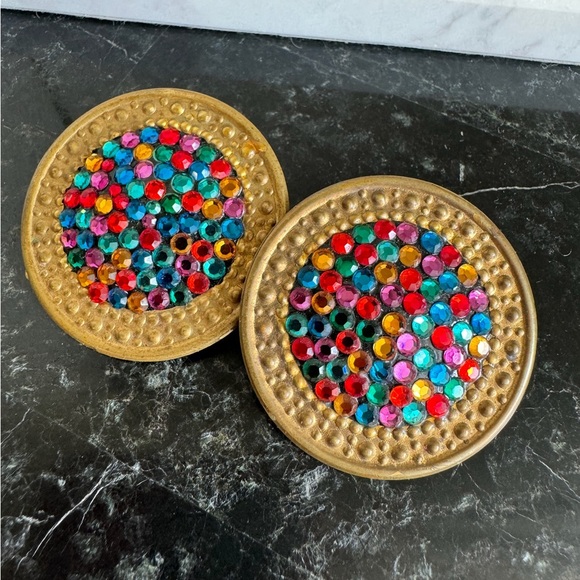 90s Style well-made costume earrings - Picture 5 of 6